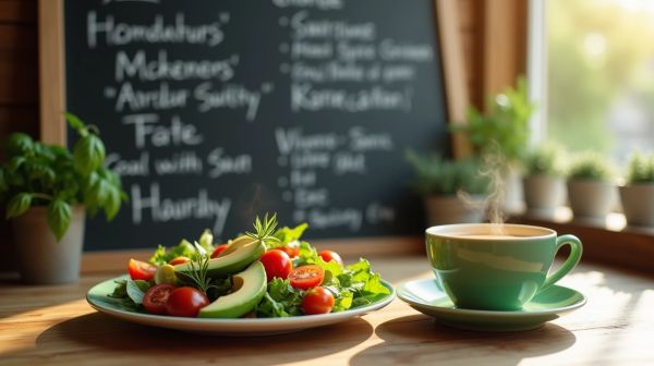 Optimiser le menu café santé avec des plats équilibrés